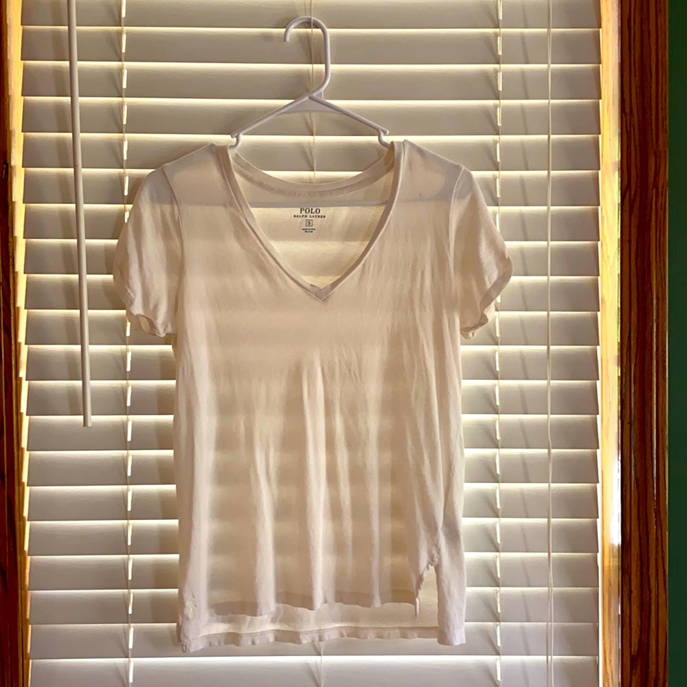 White Polo Ralph Lauren Shirt S